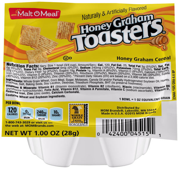 Honey Graham Toasters Cereal