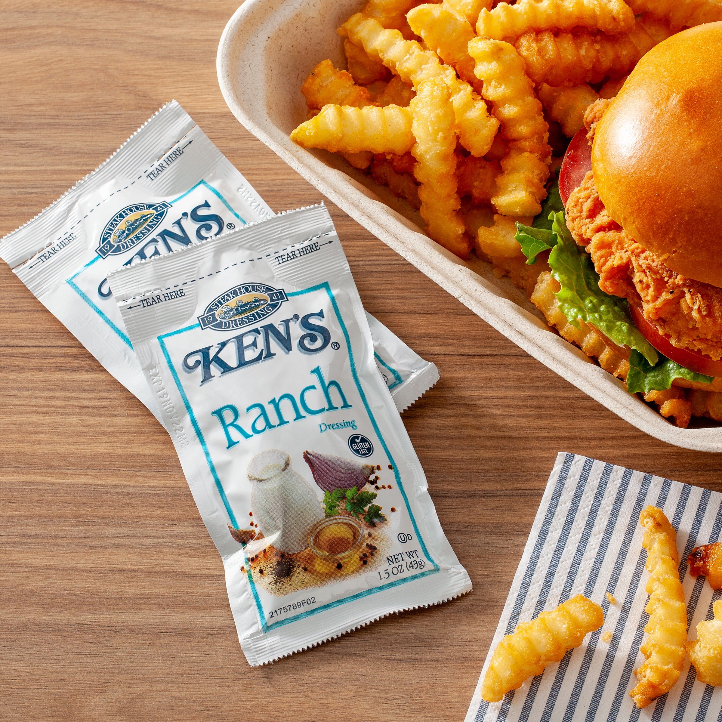 * Ranch Dressing Pouches