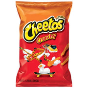 * Crunchy Cheese Flavored Snack
