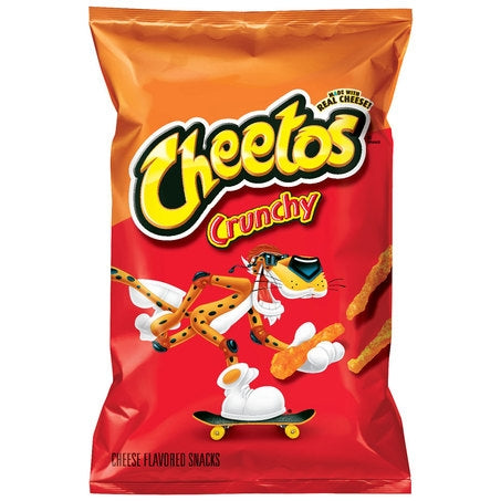 * Crunchy Cheese Flavored Snack