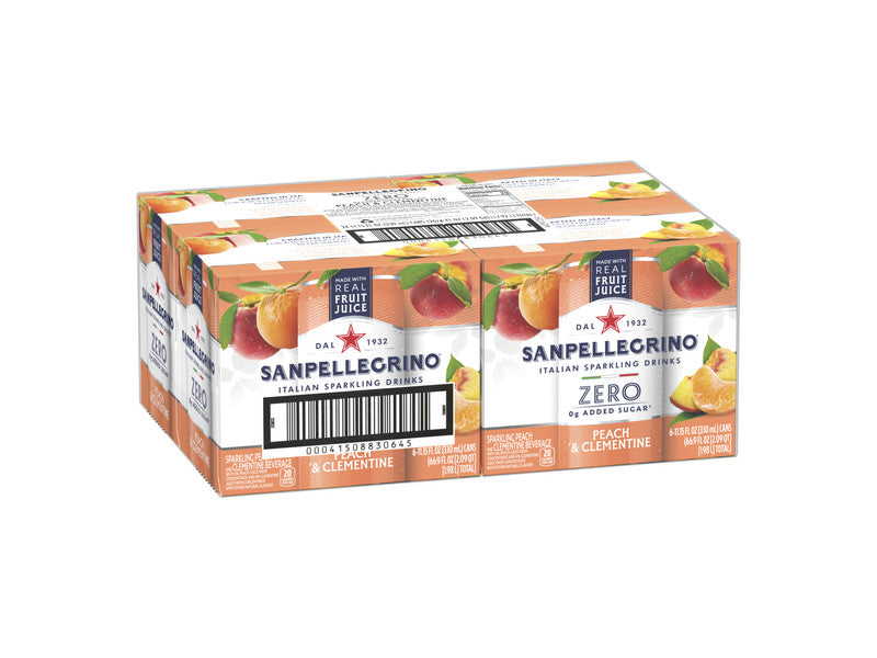 Zero Sugar Peach Sparkling Drink