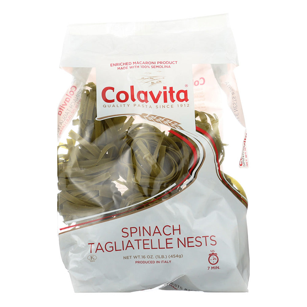 Spinach Tagliatelle Pasta Nests
