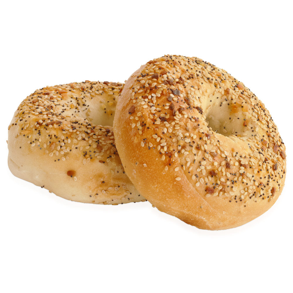 Unsliced Everything Bagel