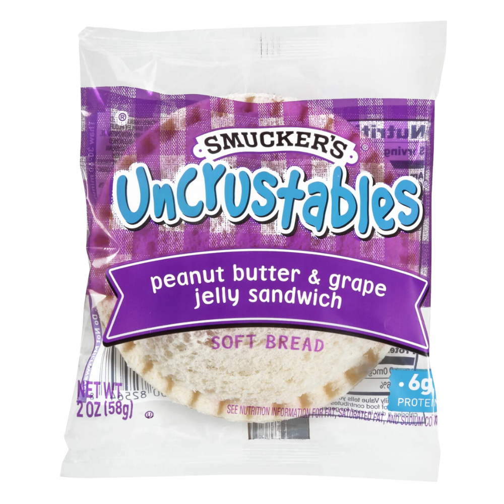 * Peanut Butter & Grape Uncrustable