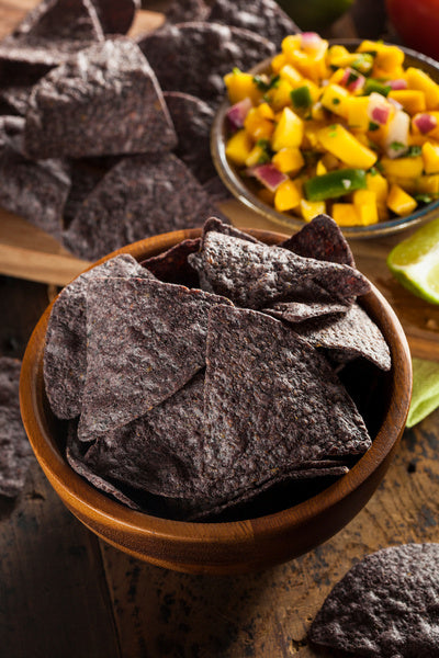 6in Uncut Blue Corn Tortilla