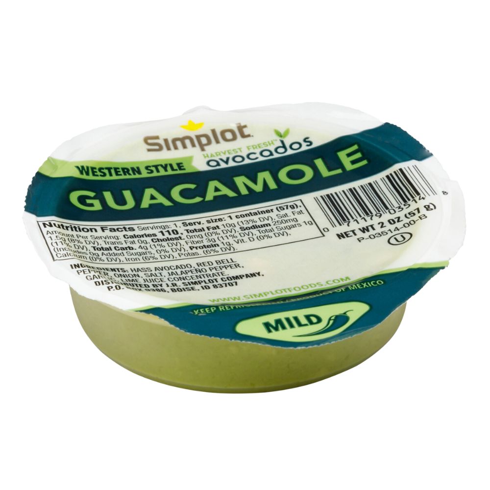 * 2oz Western Guacamole Cup