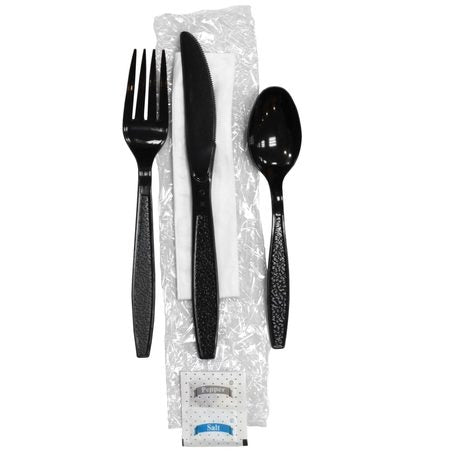 Extra Heavy Duty Cutlery Kit With Salt & Pepper
