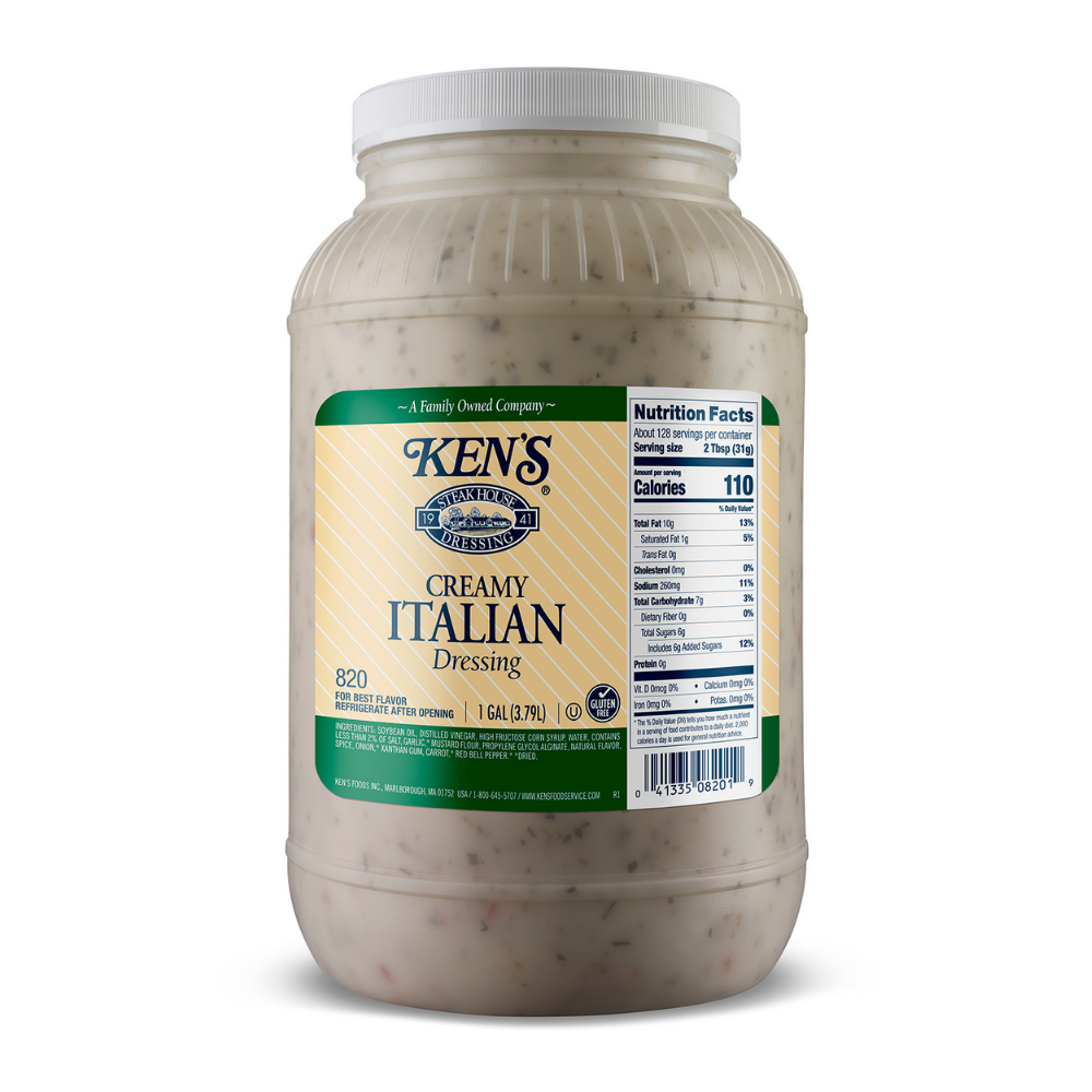* Creamy Italian Dressing