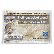 Calamari Tubes Only 4-6 Loligo Frozen USA