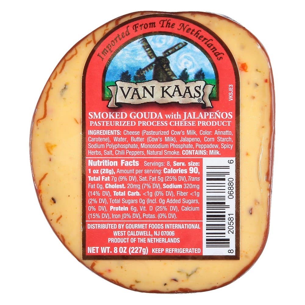 Van Kaas Smoked Jalapeno Gouda Wedge