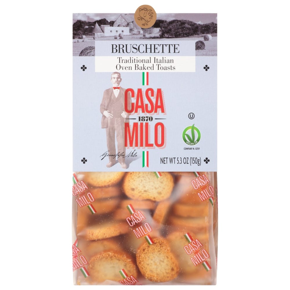 Casa Milo Traditional Italian Bruschette 5.3 oz