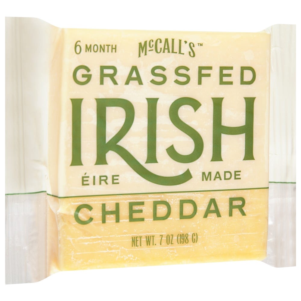 6 Month Aged Mature Grassfed Irish Cheddar Cuts