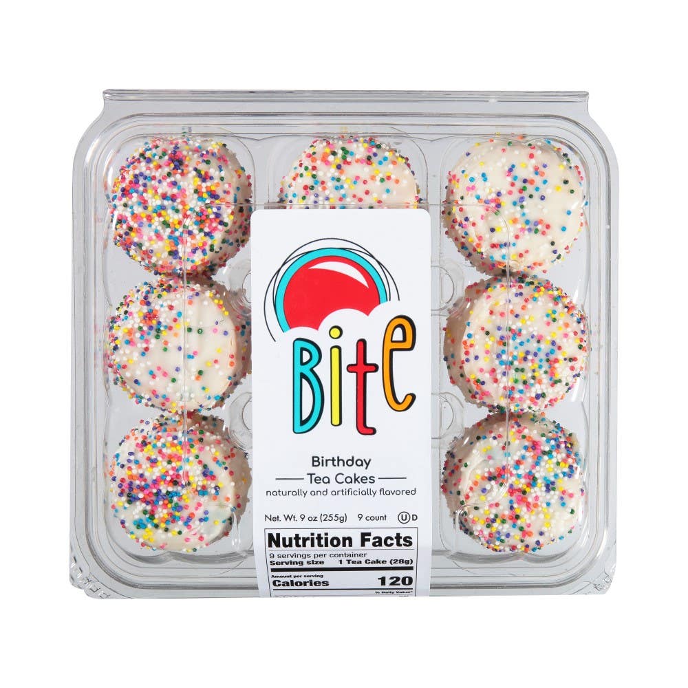 Bite Birthday Tea Cakes
