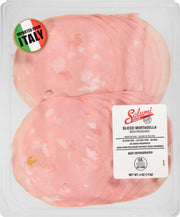 Mortadella With Pistachios Sliced