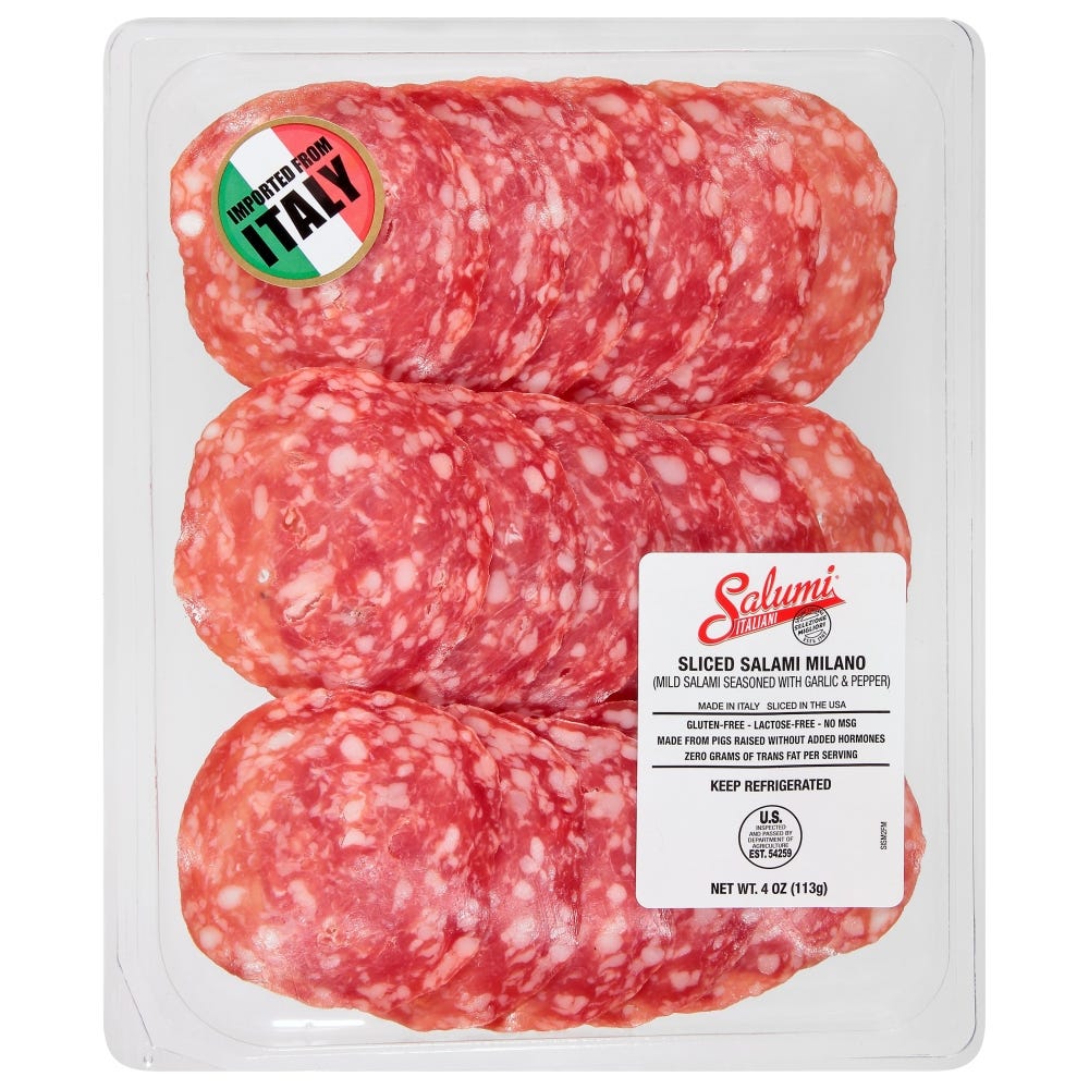 Milano Salami Sliced