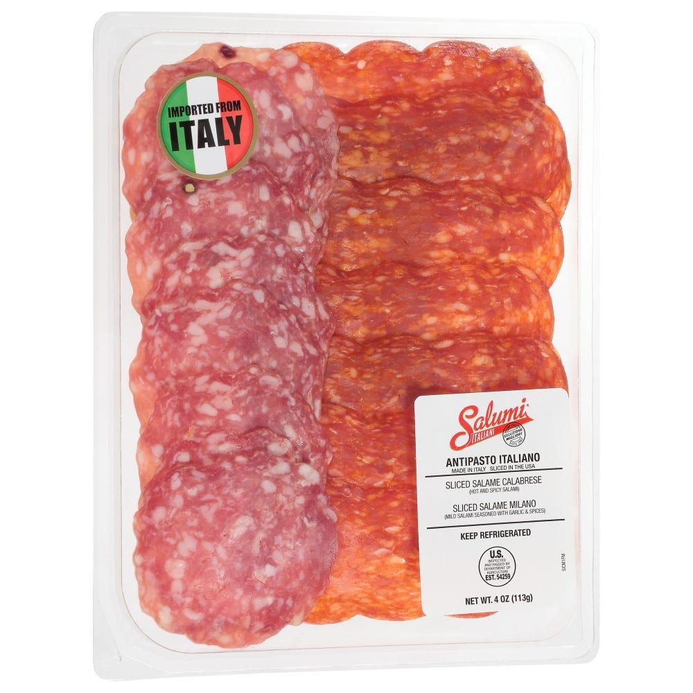 Antipasto Italiano Salami Sliced