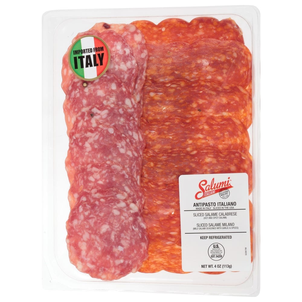 Antipasto Italiano Salami Sliced