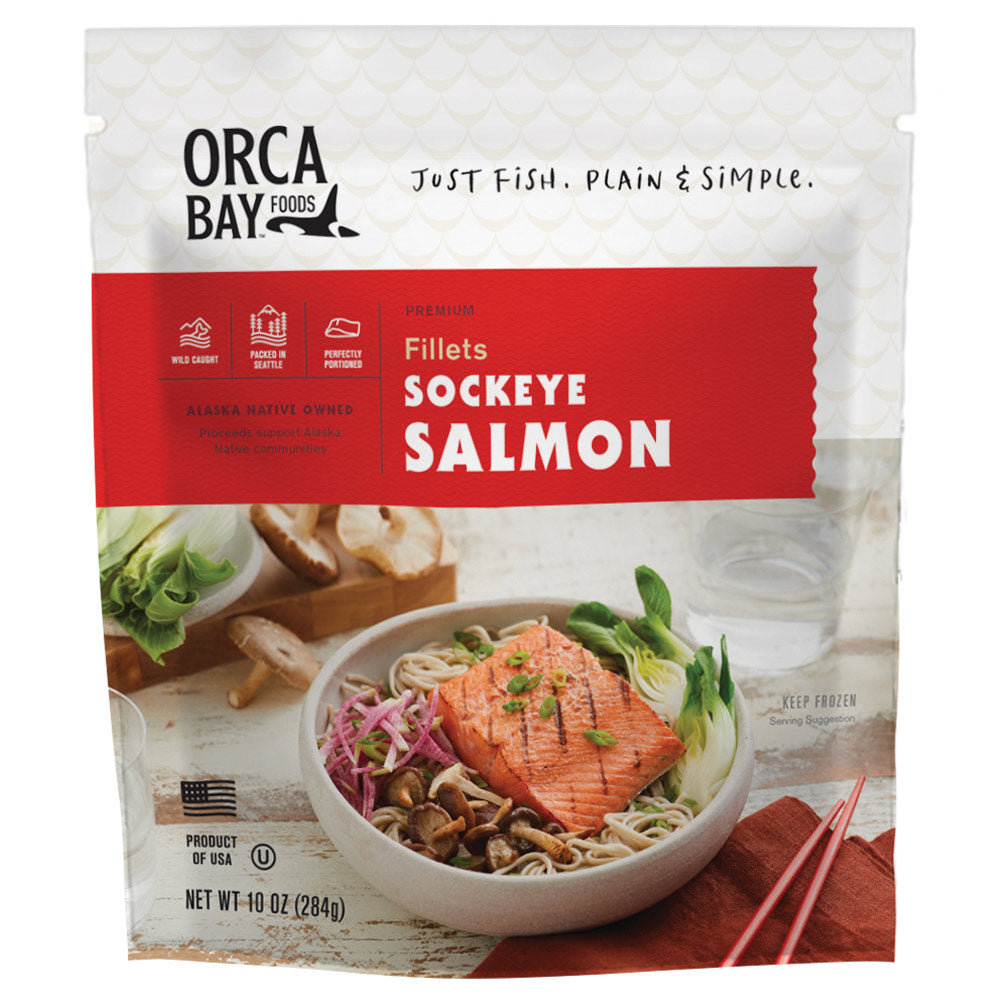 Wild Sockeye Salmon Skin On