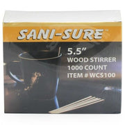 5.5in Wood Coffee Stirrers