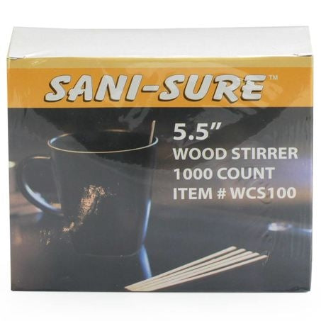 5.5in Wood Coffee Stirrers