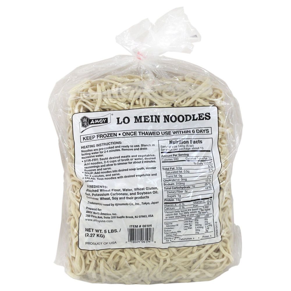 * Cooked Lo-Mein Noodles