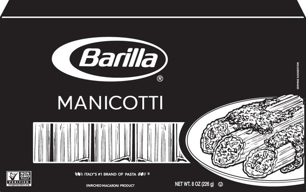 Medium Manicotti Pasta