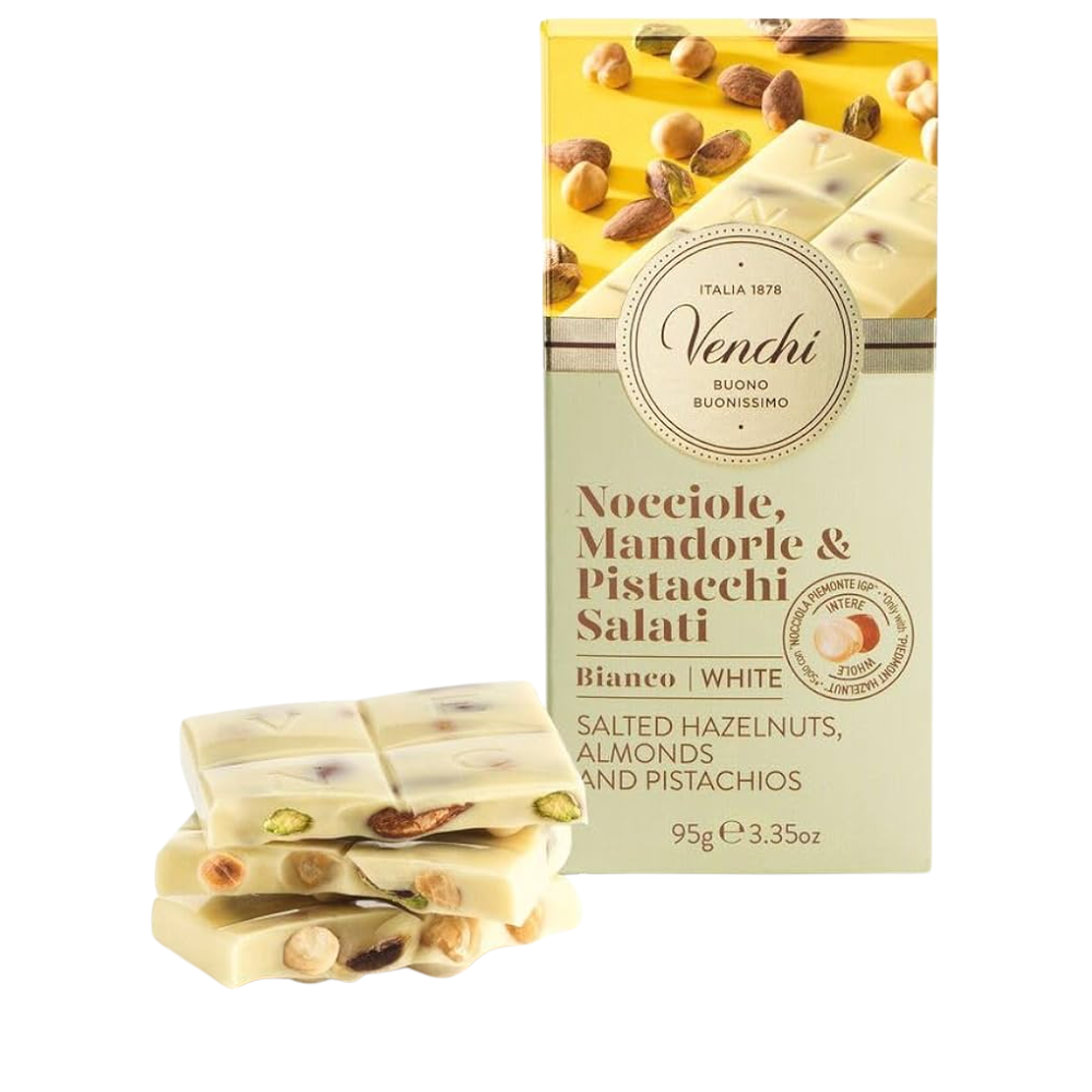 Venchi White Chocolate With Salted Nuts