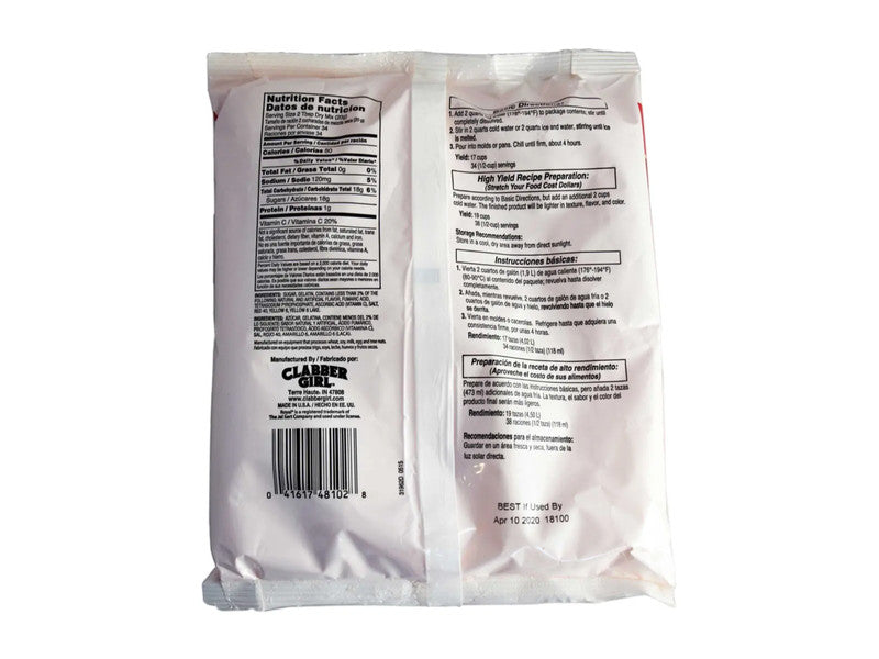 Orange Gelatin mix