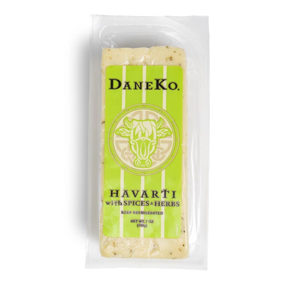 DaneKo Havarti Cheese with Spices & Herbs