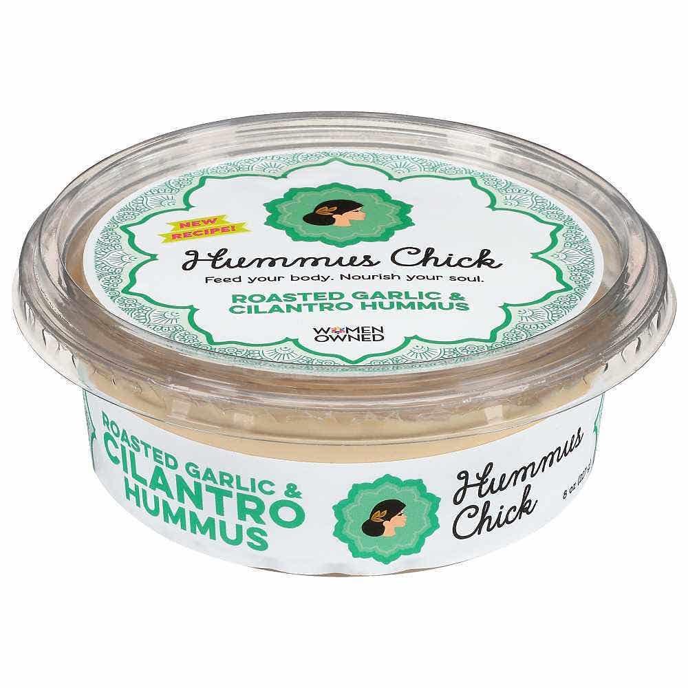 Roasted Garlic & Cilantro Hummus