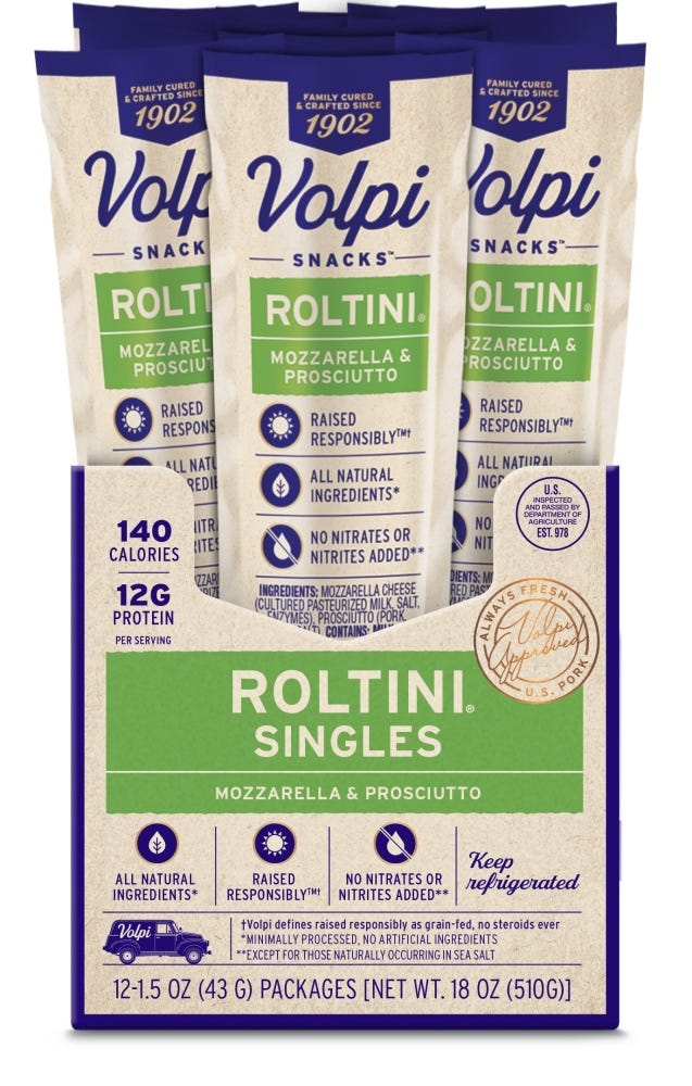 Mozzarella & Prosciutto Snack Roltini