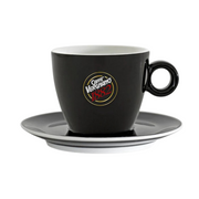 Black Cappuccino Saucers