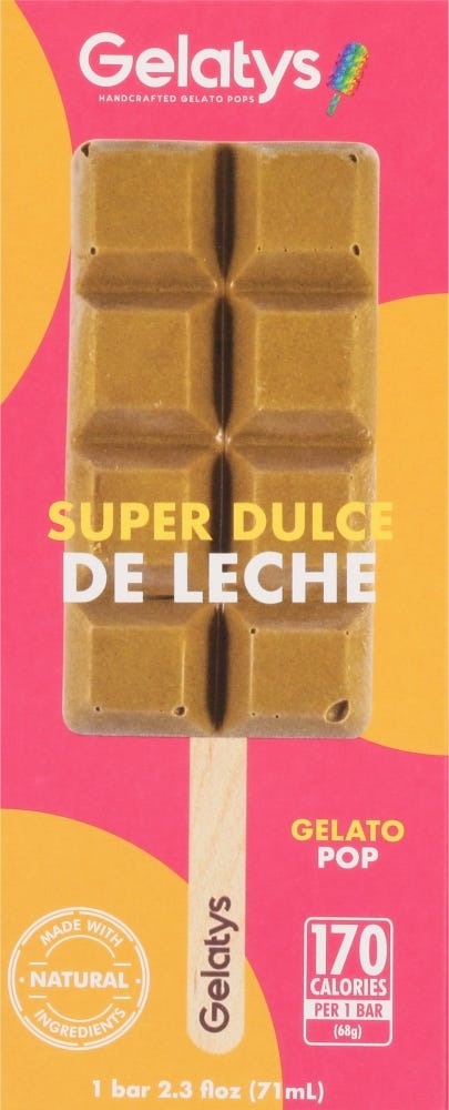 Super Dulce De Leche Gelato Pop