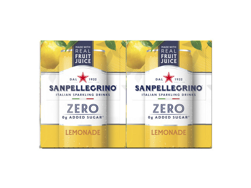 Zero Sugar Sleek Can Lemon Soda