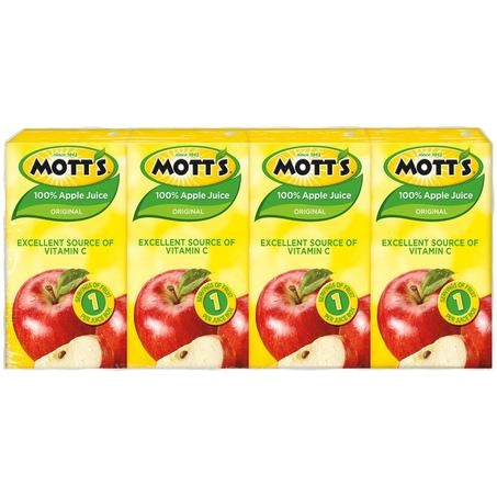 Mini Apple Juice Brick Pack 4.23oz