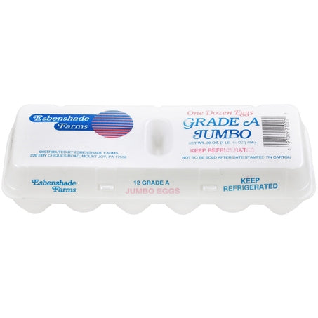 Grade A Jumbo White Eggs Carton 1dz