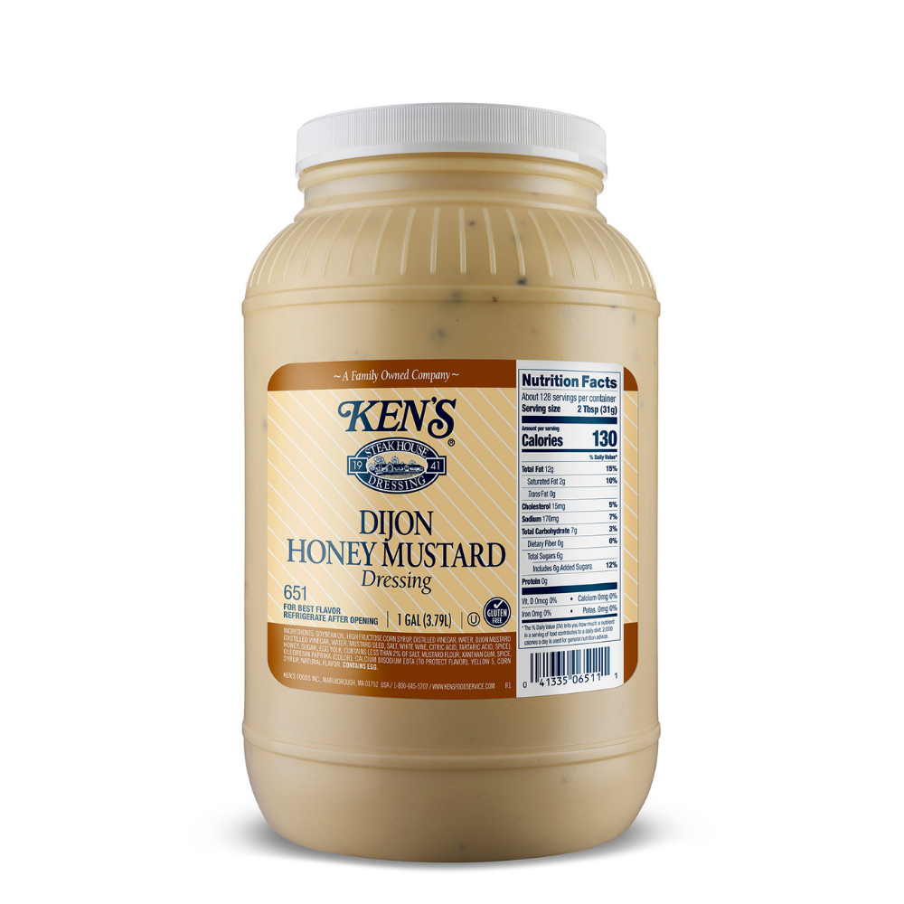 * Dijon Honey Mustard Dressing