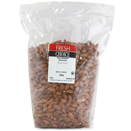 Whole Raw Almonds With Skin On