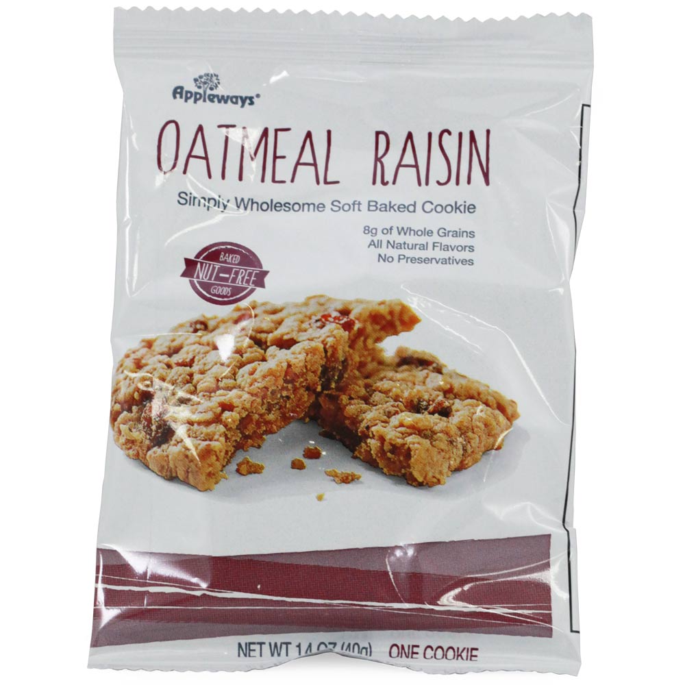 Individually Wrapped WG Oatmeal Raisin Cookie