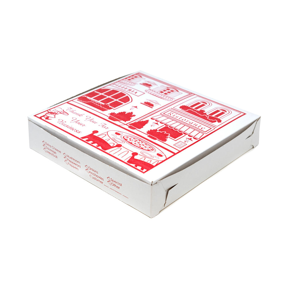 16 Inch White Clay Pizza Box