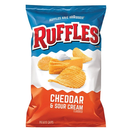* Ruffles Potato Chips Cheddar & Sour Cream