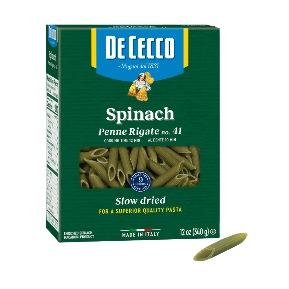 Spinach Penne Rigate Pasta