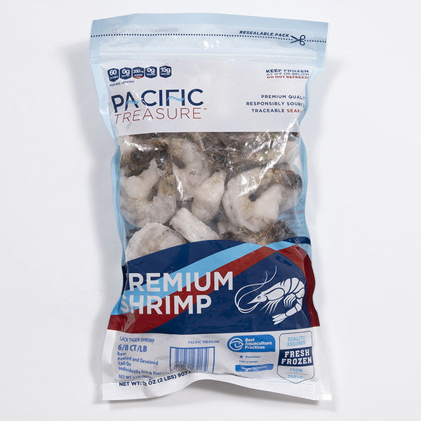Shrimp 6/8 Peeled and Deveined Tail On