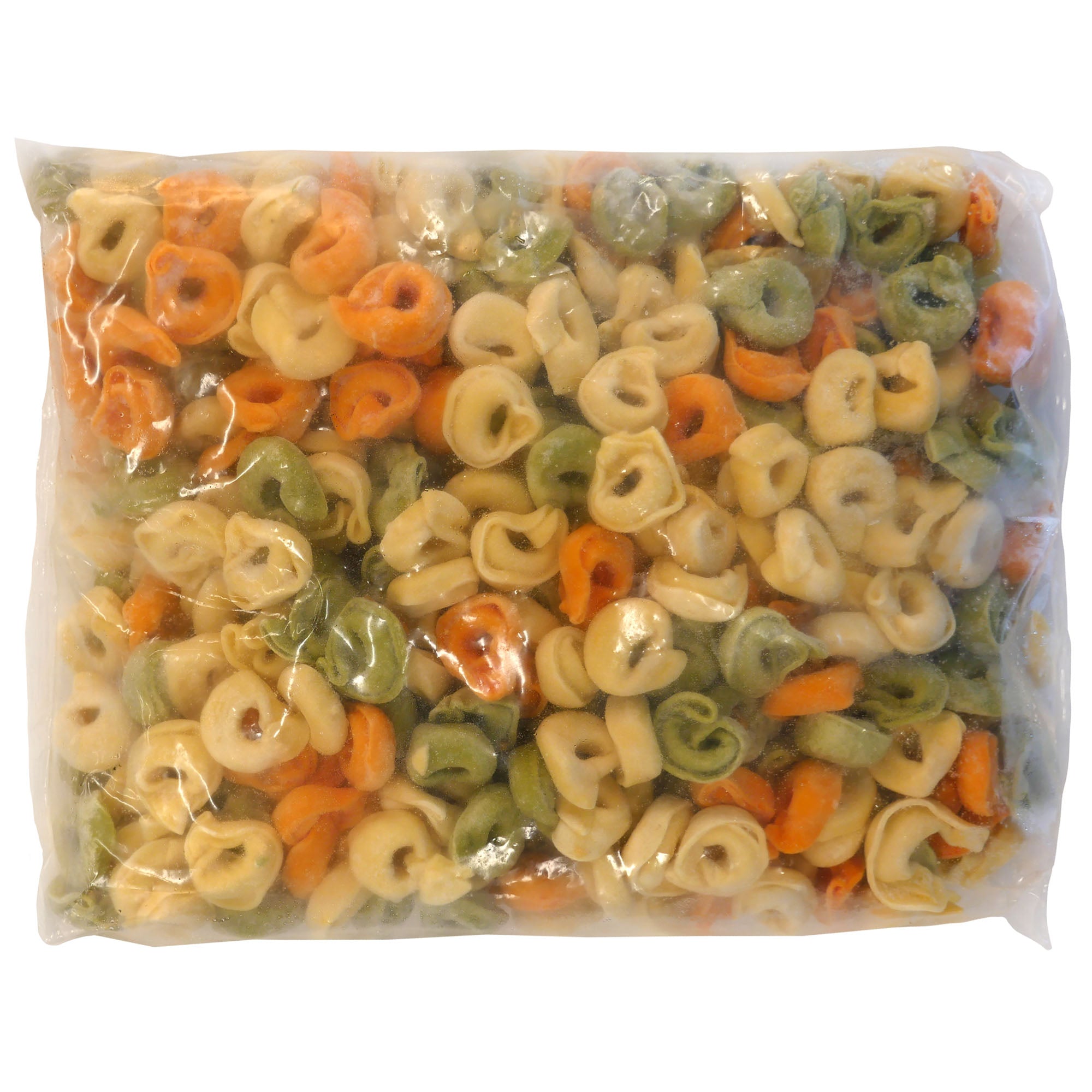 Cooked Tri-Color Cheese Tortellini