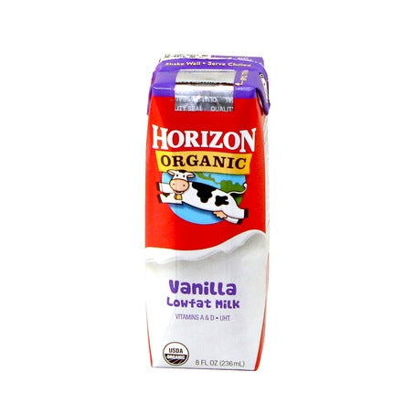 * Organic Low Fat Vanilla Milk