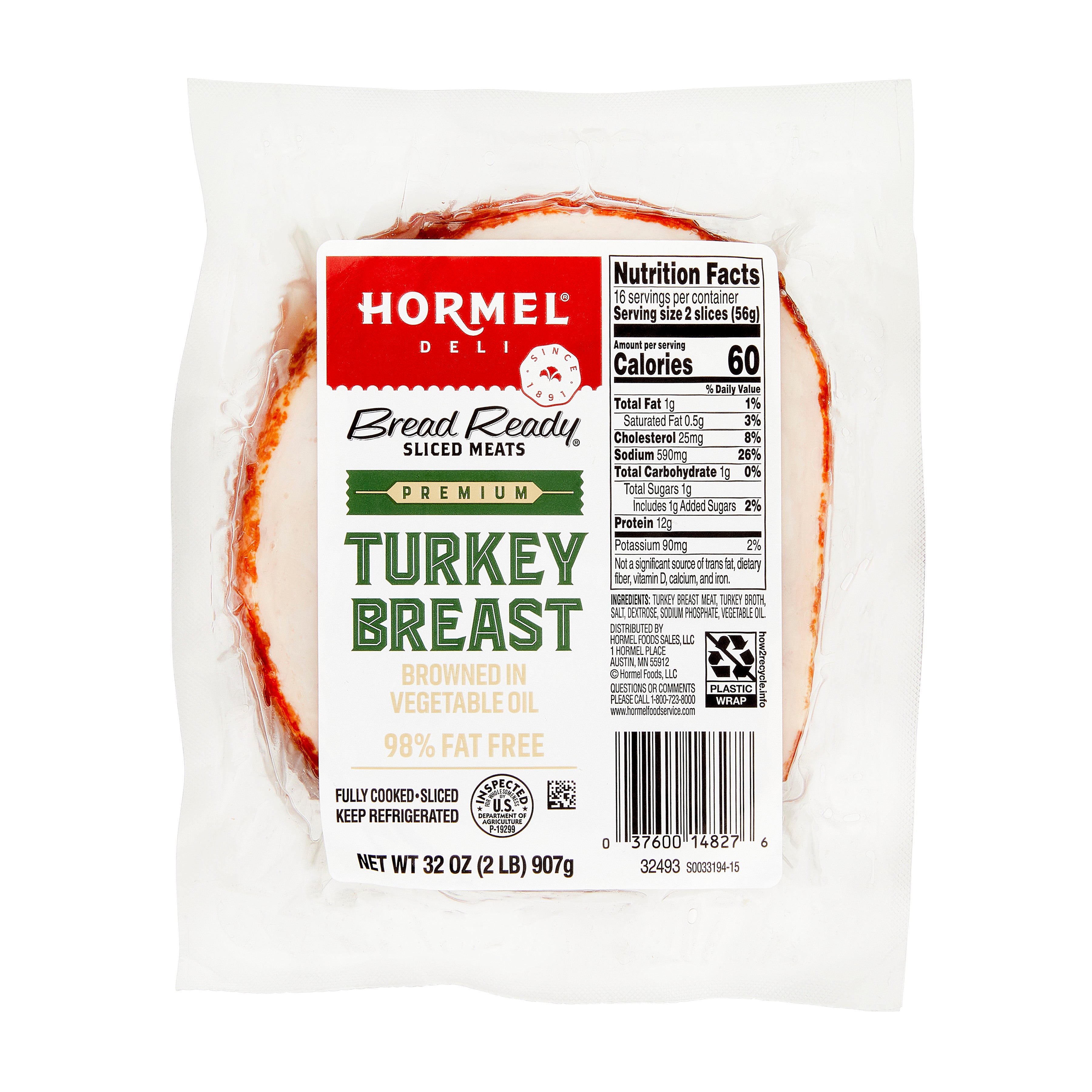 * Bread Ready Sliced Turkey Breast