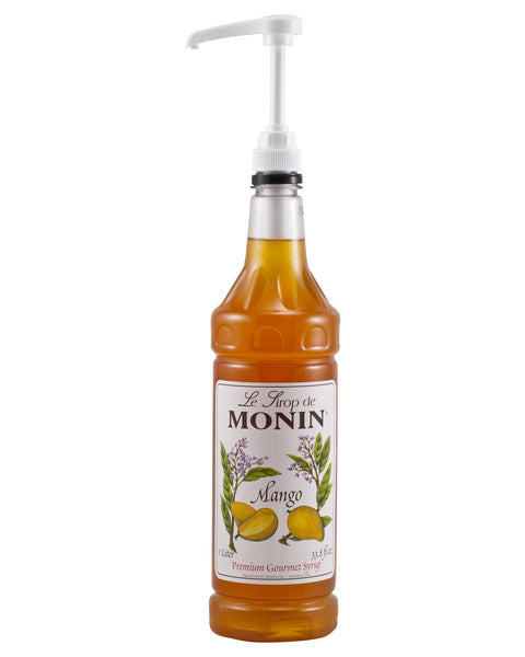 * White Plastic Pump for Monin Syrup Bottle