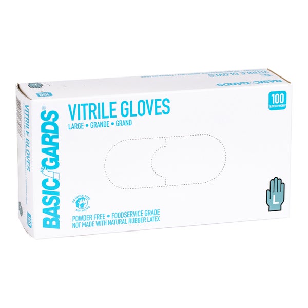* Large Blue Vitrile Gloves