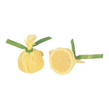 Lemon Wrap with Green Ribbon