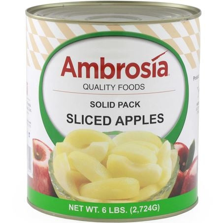 Apples Solid Pack Siced